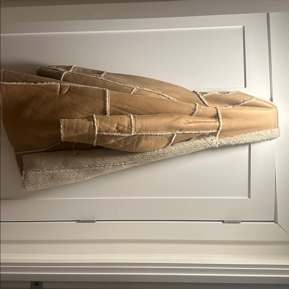 Pilcro Tan Sherpa Coat - Picture 13 of 14